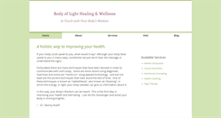 Desktop Screenshot of bodyoflighthealing.com